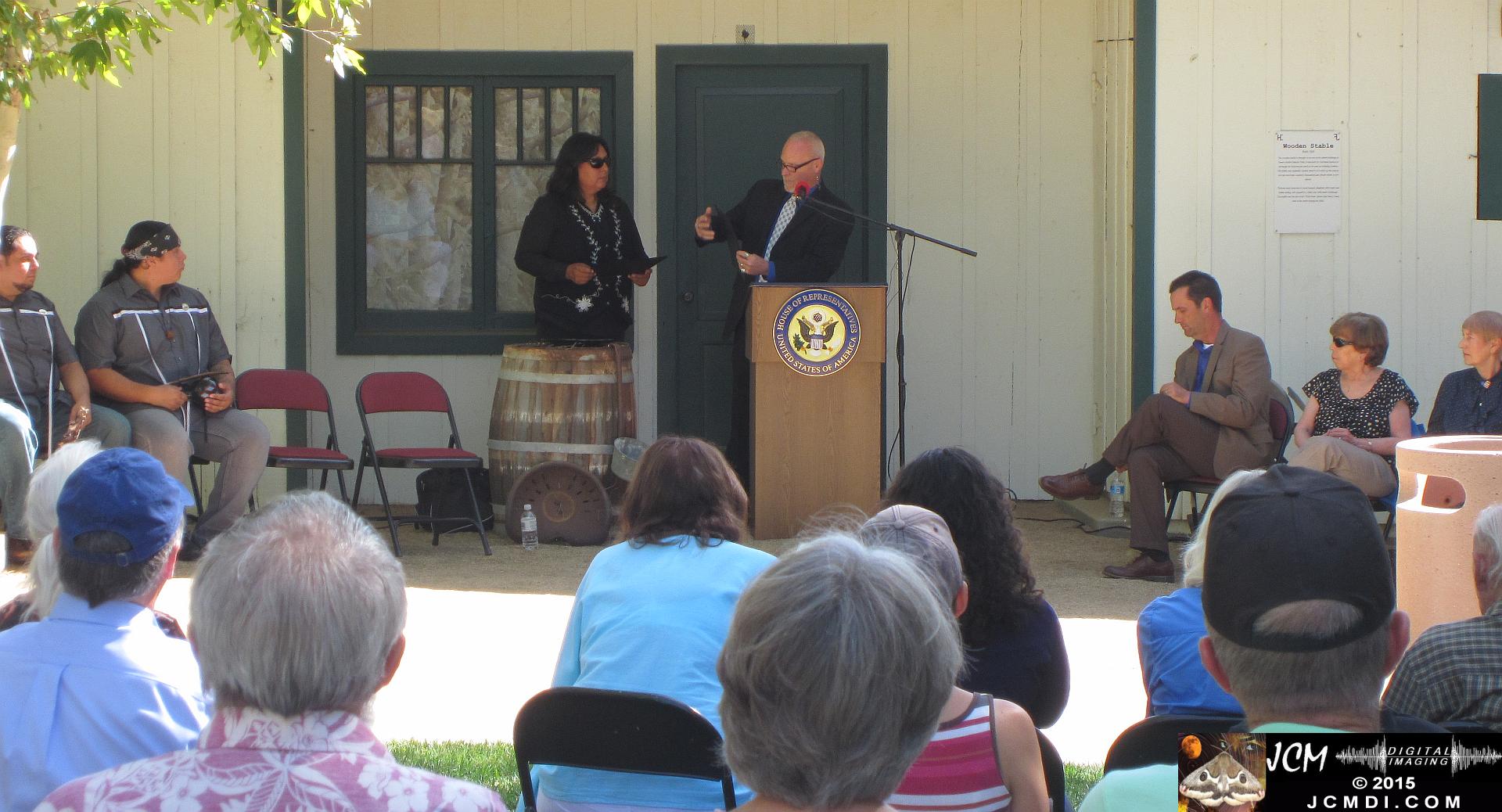 Saint Francis Dam Memorial and Castaic Wilderness Act Press Conference (8-5-2015) at Tesoro Adobe Park